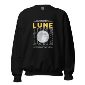 Lune Sweat Unisexe - Col Rond