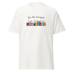 Roi du canapé T-shirt classique unisexe
