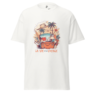 La vie est un voyage T-shirt classique unisexe